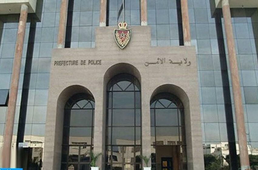  ولاية أمن الدار البيضاء تتفاعل مع  فيديو يتضمن شخص يلحق خسائر مادية بواجهة محل تجاري