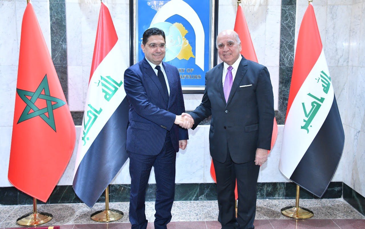 بوريطة يتباحث مع وزير خارجية العراق