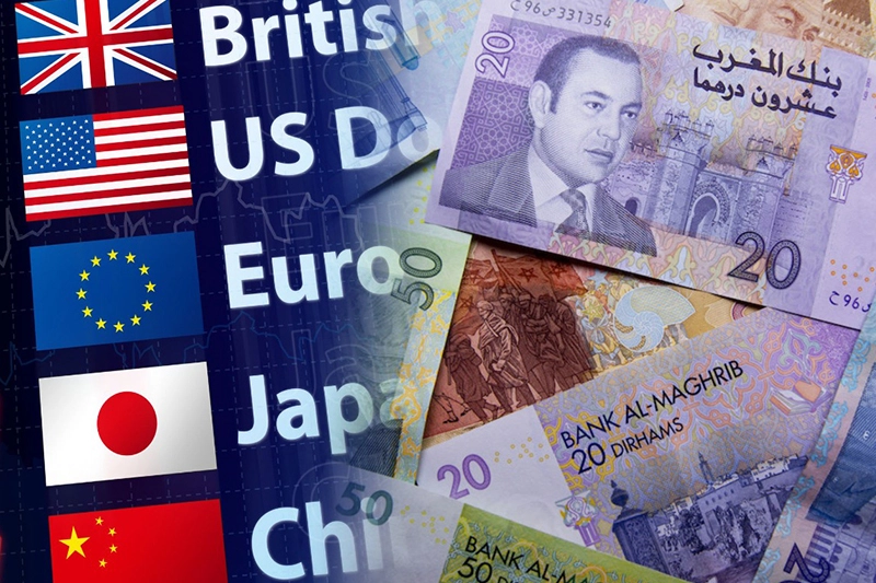 أسعار أهم العملات الأجنبية مقابل الدرهم
