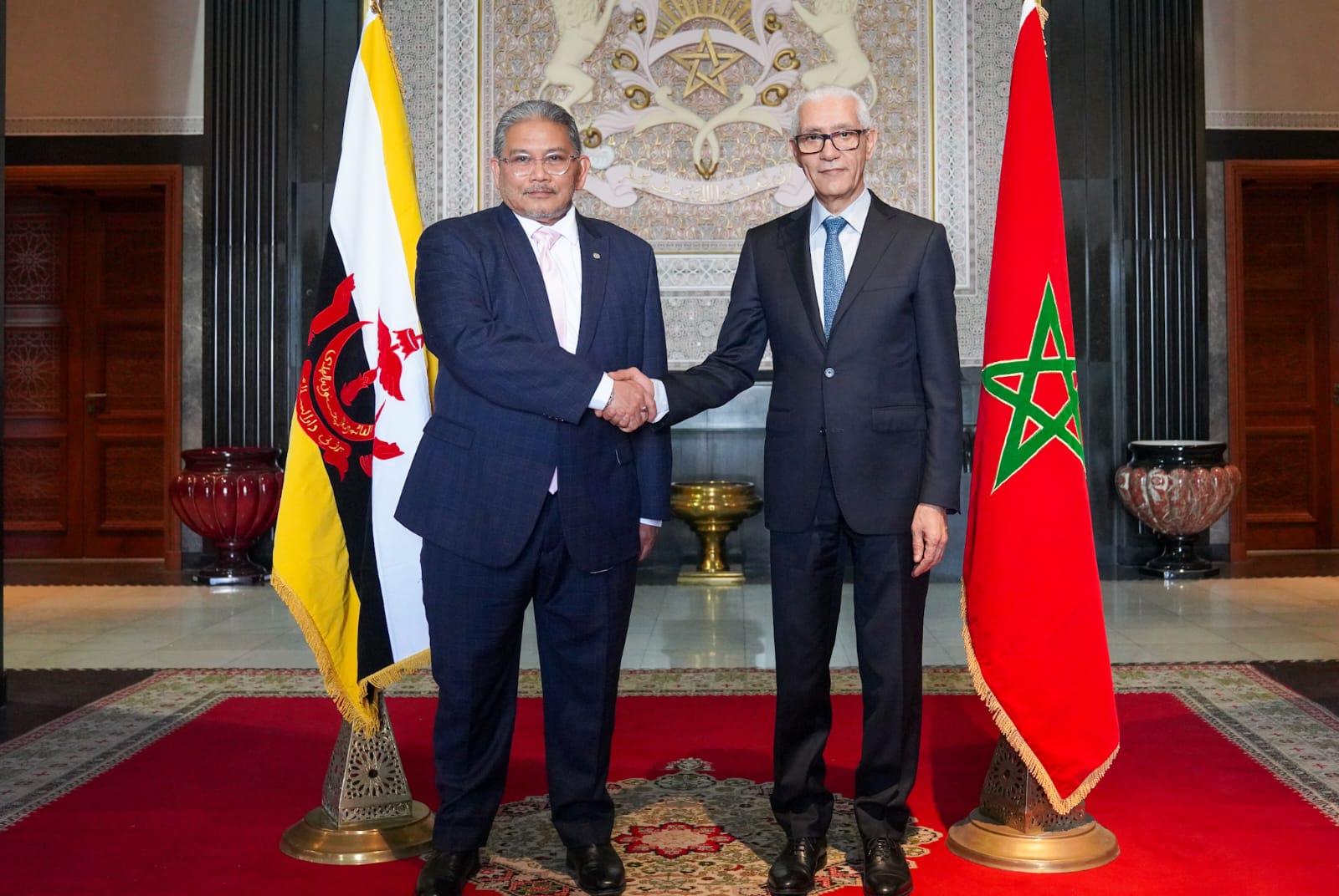 على أهمية تكثيف التنسيق البرلماني بين المغرب وبروناي دار السلام