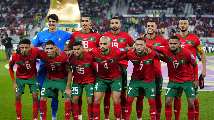 المغربي لكرة القدم ينال جائزة أفضل منتخب أفريقي