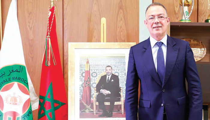 فوزي لقجع، رئيس الجامعة الملكية المغربية لكرة القدم