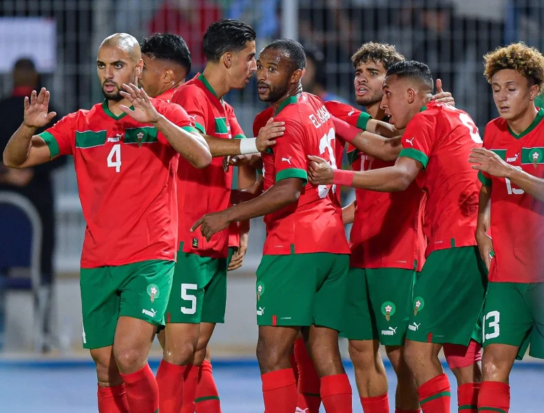 المنتخب المغربي يفوز على نظيره لإفريقيا الوسطى