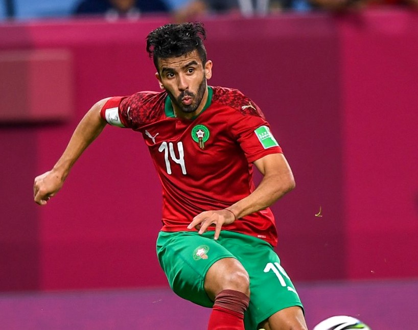 المهاجم المغربي كريم البركاوي