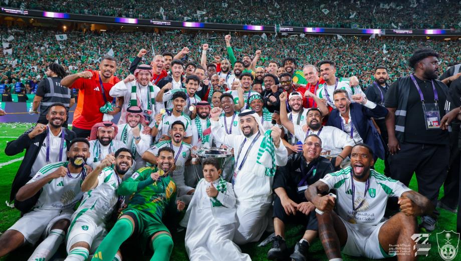 أهلي جدة يتوج بدوري أبطال آسيا